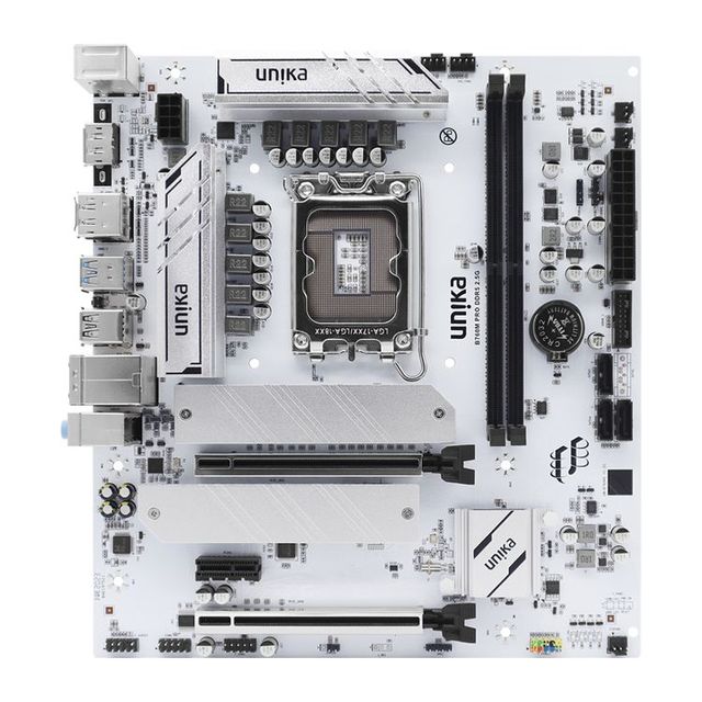Brand New UNIKA UN-B760M PRO DDR5 2.5G BLIZZARDS Motherboard B760/LGA1700 Supports 12/13/14 Generation CPUs Factory Price