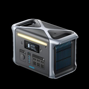An ker 757 Portable Power Station with LiFePO4 Battery <b>Solar</b> <b>Panel</b> AC Adaptor - Product Image 4