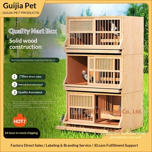 Saifei Jaula de Cría Combinada para Palomas, Nido Impermeable con Marco de Bambú, Nido Grande de Madera para Exterior, Envío Gratis - Product Image 4