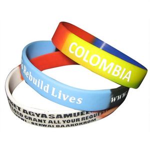 Custom Your Own Logo Fashion <b>Rubber</b> OEM <b>Silicone</b> Bracelets Wristband for Gifts - Product Image 3