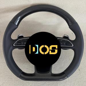 Volant de voiture en fibre de carbone pour Audi <span class=keywords><strong>Q7</strong></span> 4l 4m <span class=keywords><strong>V12</strong></span> Tuning 2010- 2020 Upgrade R8 Tt DOS - Product Image 4