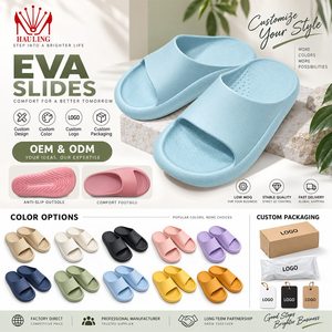 Sandalias Elegantes con Suela Gruesa de EVA, Colores Personalizados, Venta al por Mayor, Plataforma Gruesa, Pantuflas Suaves y Cómodas - Product Image 1