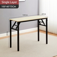 Table en bois pliable moderne à double niveau pour l'extérieur, l'apprentissage, les devoirs, avec pieds réglables, design multifonctionnel, durable