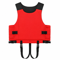Gilet de flottabilité en néoprène 120-150N pour activités commerciales de rafting en eaux vives, avec patchs réfléchissants pour kayak et canyoning