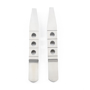 <span class=keywords><strong>Pinzas</strong></span> Oftálmicas de Tres Orificios para Pestañas Encarnadas, <span class=keywords><strong>Pinzas</strong></span> de Punta Plana, Herramientas Especializadas para Cirugía Cosmética - Product Image 5