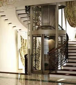 Elevator Kaca Perumahan Bulat Villa, Lift Panorama Kaca Bekas Villa - Product Image 4