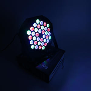 RGB DMX512 36 LED Par sahne aydınlatma ses aktif uzaktan kumanda DJ disko Bar parti sahne ekipmanları sistemi için - Product Image 2