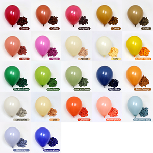 Globos de Látex Redondos Multicolores al por Mayor de 5/9/10/12/18 Pulgadas, Color Verde Oliva Aguacate, Globos de Látex Gruesos de Colores Retro - Product Image 4