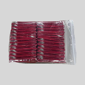 Porte-clés en métal brodé personnalisable avec logo tissé sur tissu textile, idéal pour la vente en gros - Product Image 4