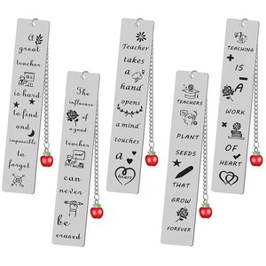 Marque-page personnalisé en acier au titane Tenture murale en acier inoxydable Cadeau de Thanksgiving pour <span class=keywords><strong>la</strong></span> gravure de <span class=keywords><strong>littérature</strong></span> - Product Image 1