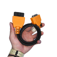 Cable de Extensión JBT OBD2 de 16 Pines, Cable de Diagnóstico OBDII de 16 Núcleos J1962 para Escáner de Automóvil, Adaptador Bluetooth
