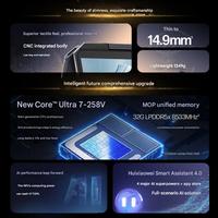 Ordinateur portable professionnel HP OmniBook Ultra 14 AI, Intel Core Ultra 7 9, 32 Go, 2 To, écran tactile OLED 2,8K, ordinateur portable de bureau