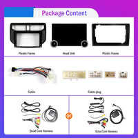 Autoradio Android 11.8 pouces 2Din pour Toyota Rush 2018 2019 2K QLED écran voiture stéréo lecteur DVD Carplay Android Auto