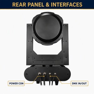 <span class=keywords><strong>Lyre</strong></span> à tête mobile Sharpy Beam 380, étanche IP65, pour événements, mariages, concerts, location, scène - Product Image 5