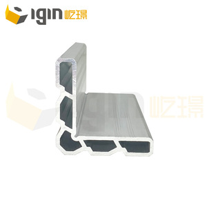 Support d'angle en aluminium 6063T5, épaisseur 12,5-12,8 mm, largeur 60 mm, pour usage industriel et civil - Product Image 1