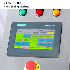 ZONESUN-Bomba magnética automática de 2 cabezales, bolsas de bolsas prefabricadas, bebidas energéticas, máquina de envasado y sellado de llenado de líquidos - Product Image 2