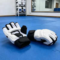 Gants de Taekwondo demi-doigts pour la protection des paumes et des chevilles, vêtements d'arts martiaux de karaté, pour les mains et les pieds