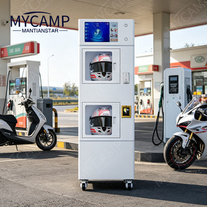 MYCAMP Nouvelle machine de nettoyage automatique de casques à double compartiment avec fonctionnement de 60 minutes - Product Image 4