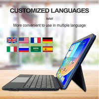 Étui Clavier Magnétique Détachable pour iPad 10ème Génération 10,9 Pouces Clavier Bluetooth Sans Fil Rétroéclairé Folio USB C