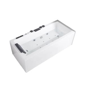 Spa Jacuzzi d'angle portable en acrylique pour deux personnes, design moderne, écologique, avec robinet inclus - Product Image 2