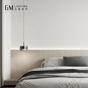 Đèn treo hiện đại Đơn giản sáng tạo Đèn chùm thủy tinh phòng ăn một đầu phong cách Bắc Âu cho phòng khách Phòng ngủ Đèn treo - Product Image 3