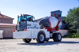 Bomba mezcladora de hormigón de cemento móvil de 3,5 Cbm, maquinaria de construcción, camión mezclador de hormigón de carga automática a la venta - Product Image 5