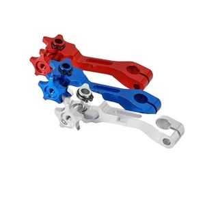 Palanca de Freno para Motocicleta Compatible con <span class=keywords><strong>Yamaha</strong></span> KB KB-1564, Aleación de Aluminio, Estrella de Cinco Puntas, Brazo Oscilante Trasero, Estilo Universal - Product Image 4