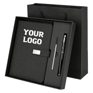 2025 Wholesale Custom <b>Diary</b> Journal Corporate A5 Leather <b>Notebook</b> Sets With Luxury Pen Business Gift Set - Product Image 1