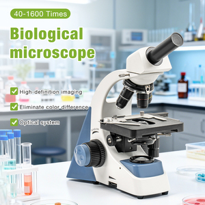 学校、大学、クリニック、研究室向けのデュアルレイヤーステージを備えた新しいプロフェッショナルデジタル単眼鏡/双眼鏡生物顕微鏡 - Product Image 3