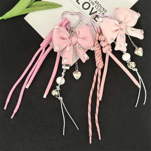 สร้างสรรค์ชุด <span class=keywords><strong>Miu</strong></span> แฮนด์เมดพวงกุญแจเบเกิลขนมปังโซดาน้ำของขวัญรถน่ารักอุปกรณ์เสริมกระเป๋าสายคล้องโทรศัพท์ขายส่ง - Product Image 2