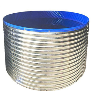 Mật độ cao nuôi trồng thủy sản thiết bị mạ kẽm tấm PVC và HDPE lót cá nước ao có sẵn để bán - Product Image 1