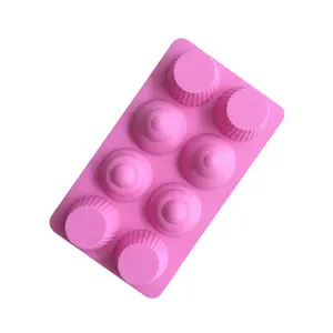 8孔创意狗屎马桶造型硅胶巧克力模具冰格食品级不粘3D diy手工硅胶肥皂模具