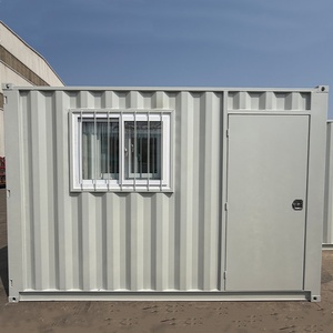 ตู้คอนเทนเนอร์ขนส่งสินค้าขนาดเล็กสำหรับจัดเก็บและใช้ในบ้าน ขายดีรุ่นใหม่ ขนาด 4/5/6/7/8/9/10/12 ฟุต พร้อมหน้าต่างและประตู - Product Image 1