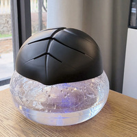 Diffuseur d'huiles essentielles portable électrique à LED bleue pour voiture, prise domestique, aromathérapie 1800ML