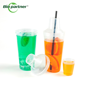 Gobelet mélangeur jetable en plastique pour <span class=keywords><strong>Bubble</strong></span> <span class=keywords><strong>Tea</strong></span>, cocktail et jeux de boisson, avec échelle graduée et couvercle - Product Image 5