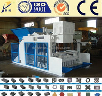 Machine mobile de fabrication de blocs de béton QMY10-15, ligne de production de briques creuses, commande hydraulique PLC, composant moteur central