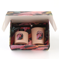 Groothandel Custom Geur Grote Goedkope Mini Glas 50G 50Ml Geurkaarsen En Reed Diffuser Cadeau Set