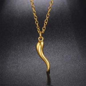 Collana di corno italiano fortunato per le donne degli uomini buona fortuna amicizia e sogno collana ciondolo gioielli <span class=keywords><strong>regali</strong></span> - Product Image 2