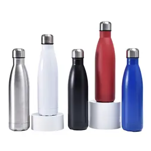 JX5 Wall Thermal Vacuum Flask Insulated Outdoor Sports Drink Cola Shaped 18/8 Stainless Steel Water Bottles with Custom Logo