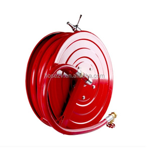 Carrete de manguera de incendios de tipo oscilante automático JPS 0,8-19 20M 25m Alta calidad DN19X30mm/3/4 pulgadas Accesorio de equipo de extinción de incendios del Reino Unido - Product Image 1