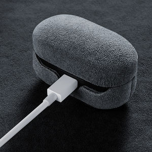 Étui pour écouteurs <span class=keywords><strong>Sony</strong></span> <span class=keywords><strong>WF</strong></span>-<span class=keywords><strong>1000Xm4</strong></span> Noir Étui pour alcantara <span class=keywords><strong>Sony</strong></span> Wf1000xm5 - Product Image 1