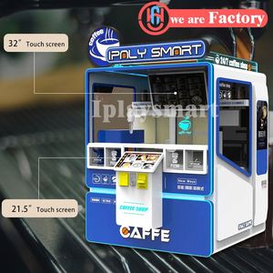 Máquina Expendedora de Café de Metal Totalmente Automática, Operada con Monedas, con Juegos Robóticos, Producción In Situ, Ventas Ambulantes, 1 Año de Garantía - Product Image 6