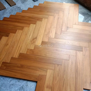 Suelo de Madera de Roble Blanco Impermeable para Ingeniería, Acabado Liso Oscuro de Alto Brillo, Madera Rústica de Ingeniería con Sistema de Clic, Flotante para Exteriores - Product Image 6