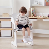 Uniquement B2B : Ensemble table et chaise d'étude réglables en hauteur en bois pour enfants, idéal pour l'école, la chambre et le salon