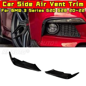 Car Side Bumper Air Intake Vent Splitte Accessories For BMW 3 Series F30 F35 2013-2019 Rear Bumper <b>Splitter</b> Cover Air Vent Trim - Product Image 2
