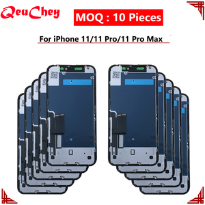 MOQ : 10 pièces en gros pour écran LCD, moniteur, écran tactile et numériseur pour <span class=keywords><strong>Apple</strong></span> <span class=keywords><strong>iPhone</strong></span> <span class=keywords><strong>11</strong></span> / <span class=keywords><strong>11</strong></span> <span class=keywords><strong>Pro</strong></span> / <span class=keywords><strong>11</strong></span> <span class=keywords><strong>Pro</strong></span> Max - Product Image 1
