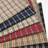 Fil de haute qualité organique lourd, 250TC 300TC 40x40 110x70 teint Tartan 100% coton égyptien, tissu uni pour la literie d'hôtel/