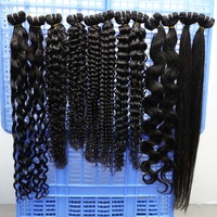 Extensions de cheveux humains bruts non traités, alignés sur la cuticule, provenant d'un seul donneur, tissage de cheveux péruviens bruts non traités
