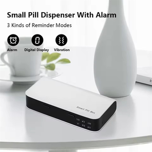 Distributeur <span class=keywords><strong>de</strong></span> pilules intelligent portable avec alarme, organiseur <span class=keywords><strong>de</strong></span> médicaments avec <span class=keywords><strong>7</strong></span> alarmes par jour, boîte à pilules intelligente avec 6 compartiments - Product Image 5