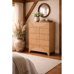 HAVSU Collection New Design <b>Rustic</b> High Quality Wooden Dresser <b>Cabinet</b> Bedroom Living Room Furniture - Product Image 1